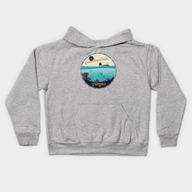 Great Bay Coast Kids Hoodie by Tosky